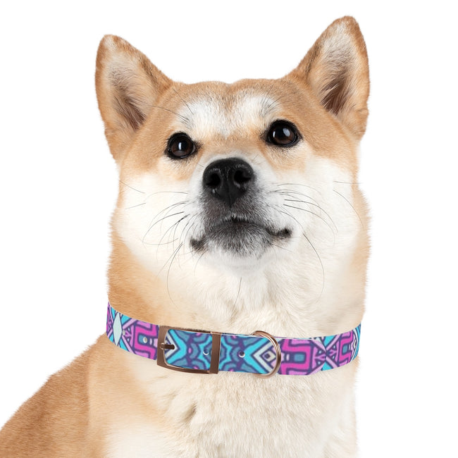 Purple Mandala Dog Collar