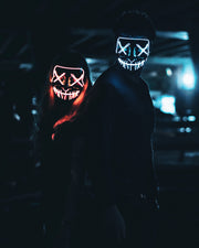 Halloween Purge LED Mask