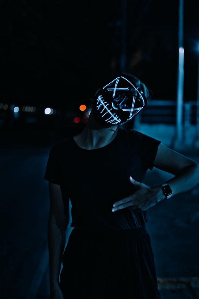 Halloween Purge LED Mask