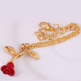 red rose bracelet