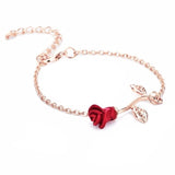 rose gold infinity bracelet