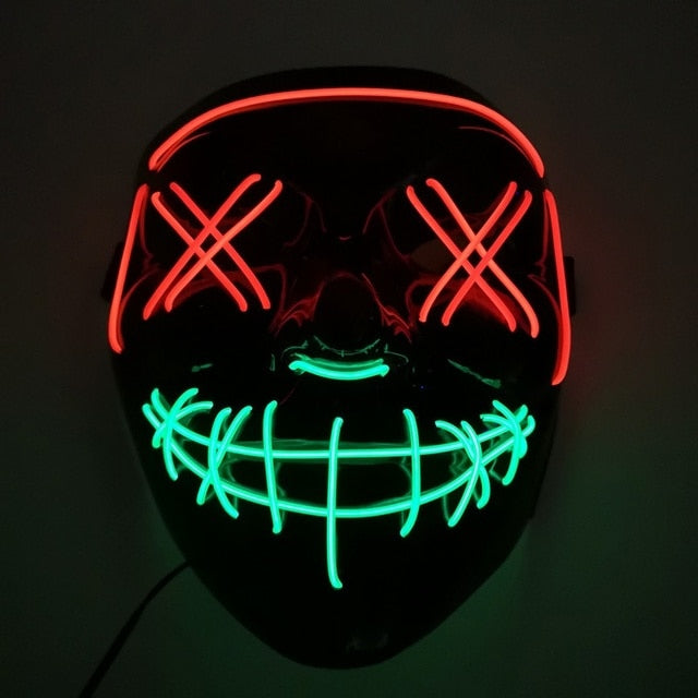 Halloween Purge LED Mask–It's the Holidays