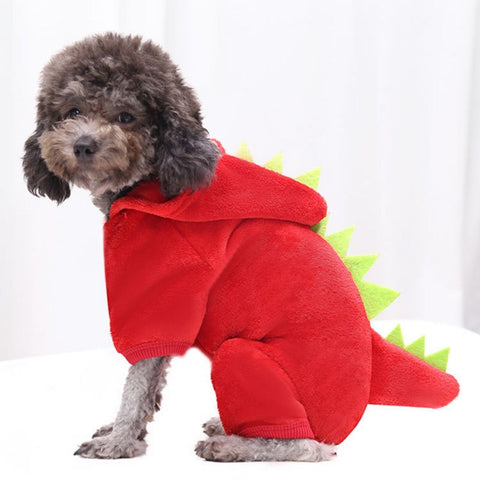small dog dinosaur costume