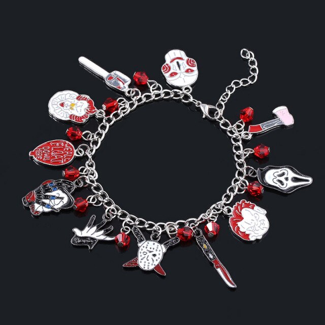horror movie charm bracelet 8