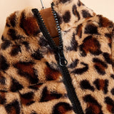 dog leopard sweater
