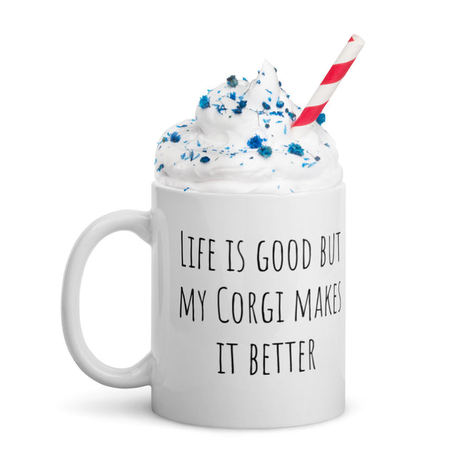 corgi coffee mug