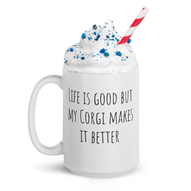 corgi coffee cup
